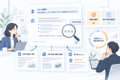 AI検索対策の支援イメージ